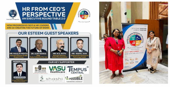 NCM Faculty Participation in 2nd Edition of “HR from the CEO’s Perspective” by Society of Human Resource Professionals (SHRP), Vadodara