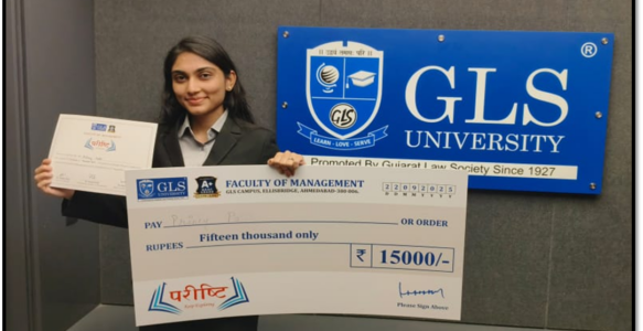 Princy Patel secures 2nd Position in PARISHTI 2025