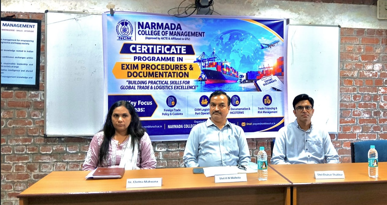 Inaugural Ceremony of the Certificate Programme on EXIM Procedures and Documentation